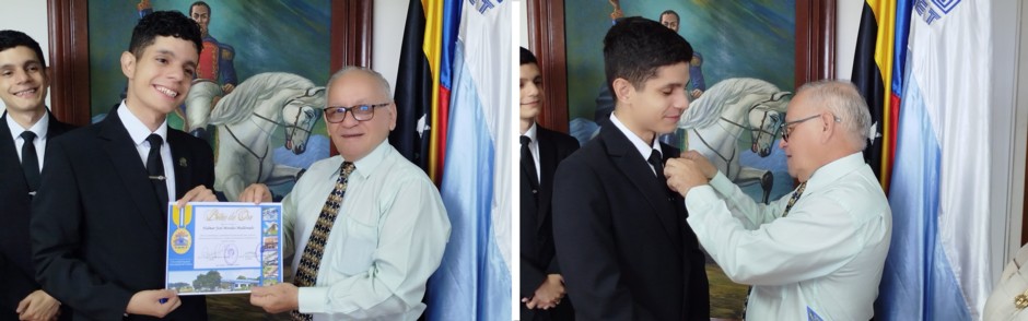 UNET otorga botón de oro a los trillizos graduados como médicos cirujanos 2